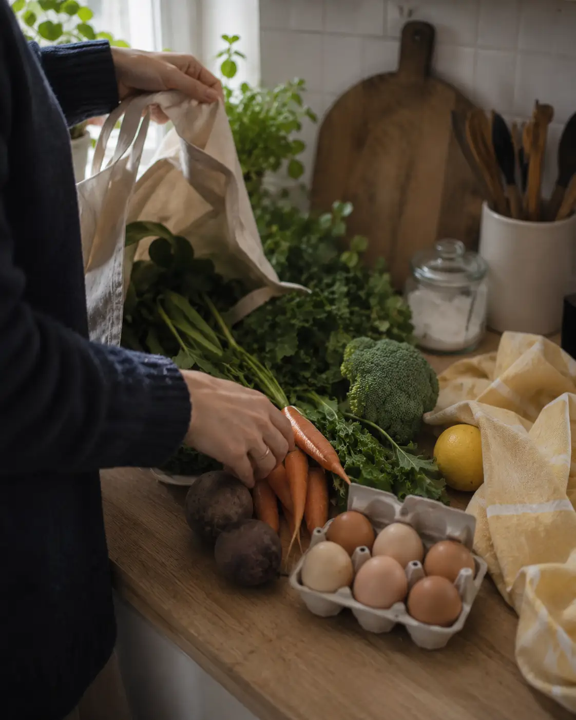 Aspilos gesunder Einkauf vitaminreich