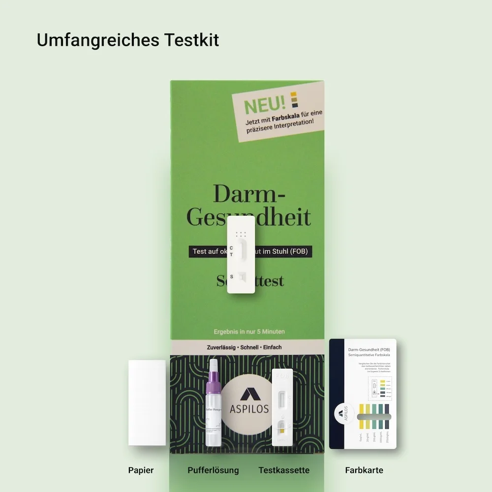 Darmgesundheit Selbsttest Produkt Inhalt ASPILOS