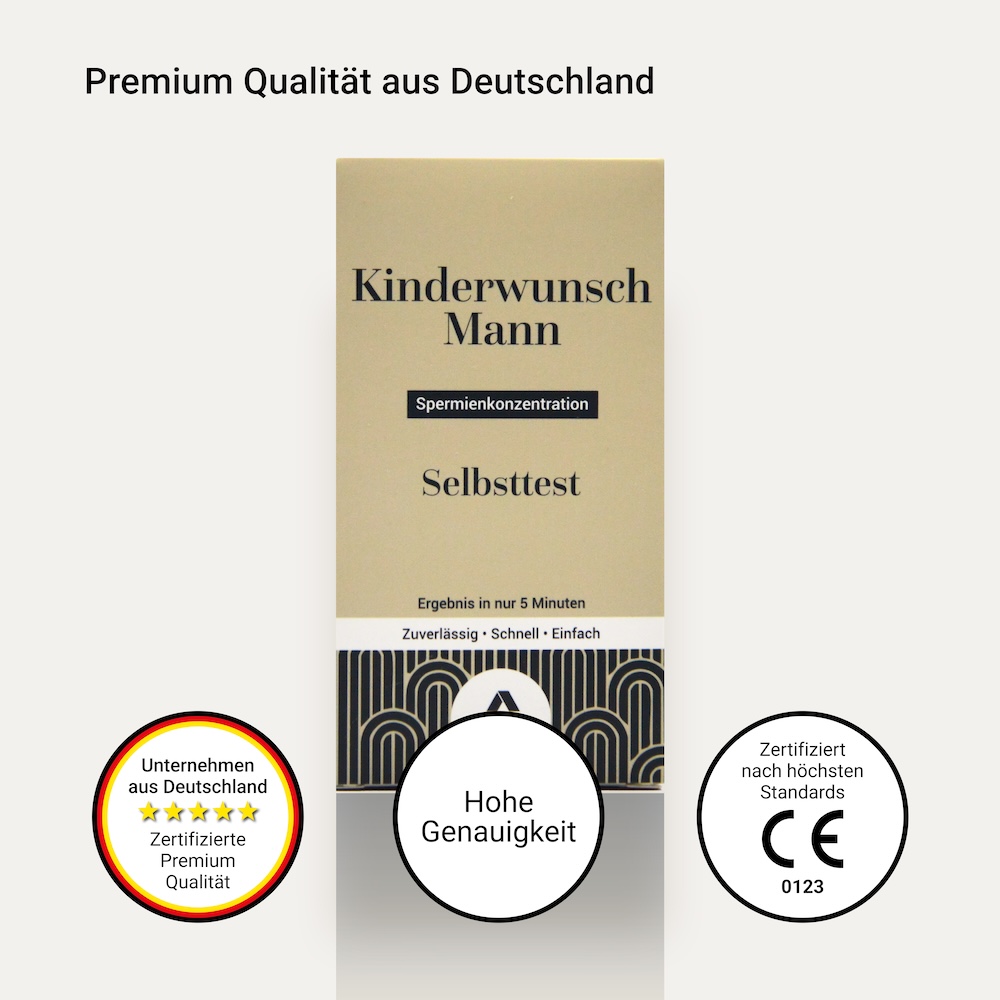 Verpackung des Fruchtbarkeitstests für Männer mit Qualitätssiegeln
